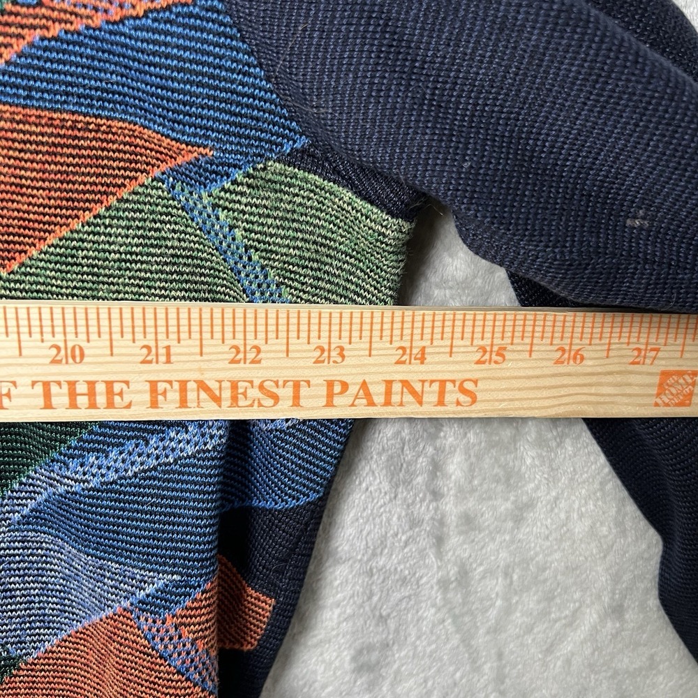 St Croix Sweater Mens M Knit Crewneck Abstract USA Made Geometric Colorful Coogi - Picture 6 of 7